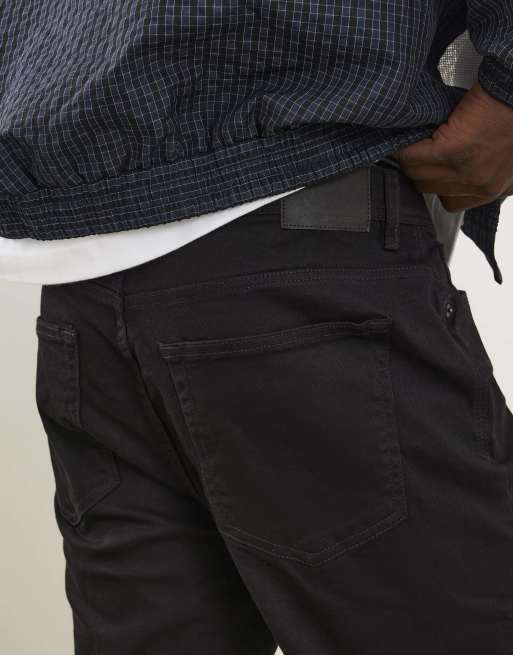River Island Straight fit essential jeans in black, 4 of 4