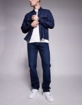 [River Island] River Island straight fit jeans in darkwash blue-Navy 28S BLUE - DARK