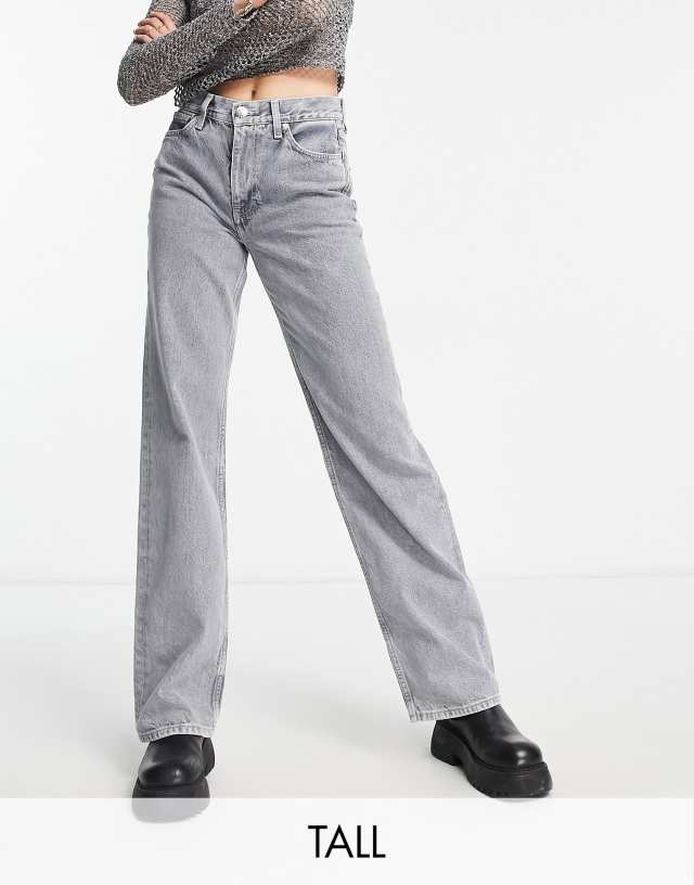 River Island - straight jean in grey