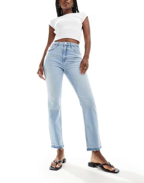 River Island straight jean in light blue - view 1