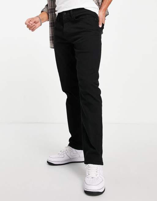 Black jeans river island clearance mens