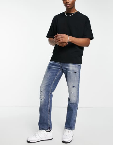 River Island straight jeans in blue