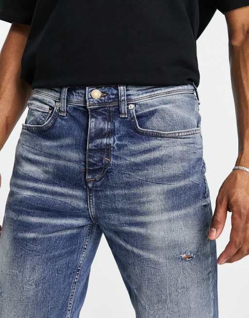 River Island straight jeans in blue, 3 of 4
