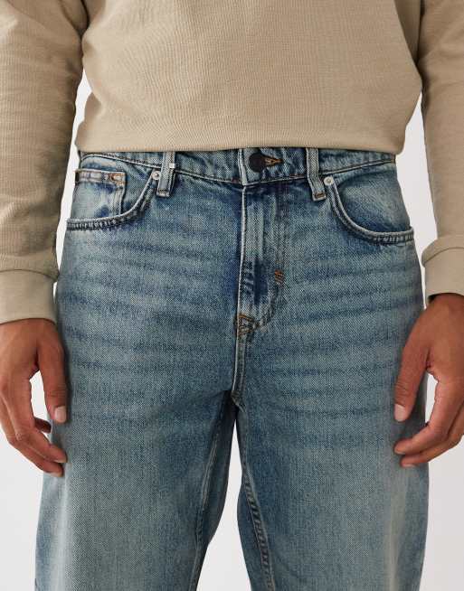 River Island straight leg jeans in blue, 4 of 5