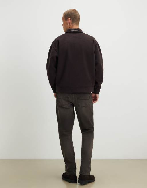 River Island Straight leg jeans in brown, 4 of 4