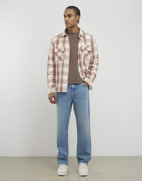 River Island Straight leg jeans in denim - medium - view 1