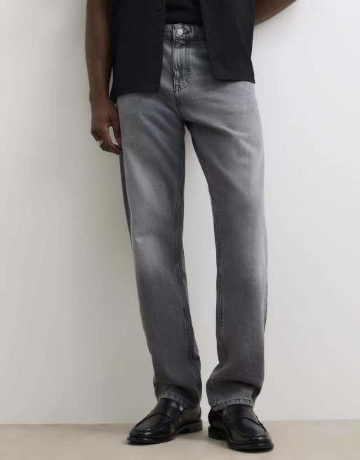 River Island Straight leg jeans in grey, 3 of 4