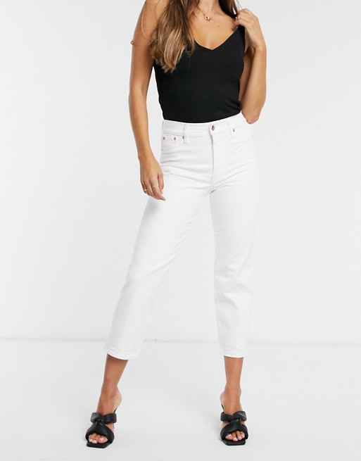 River Island straight leg jeans in white