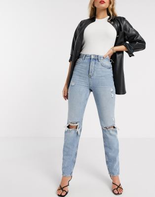 river island straight jeans