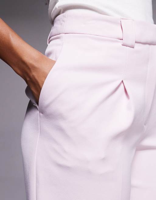 River Island straight leg pants in pale pink (Part of a set), 4 of 5