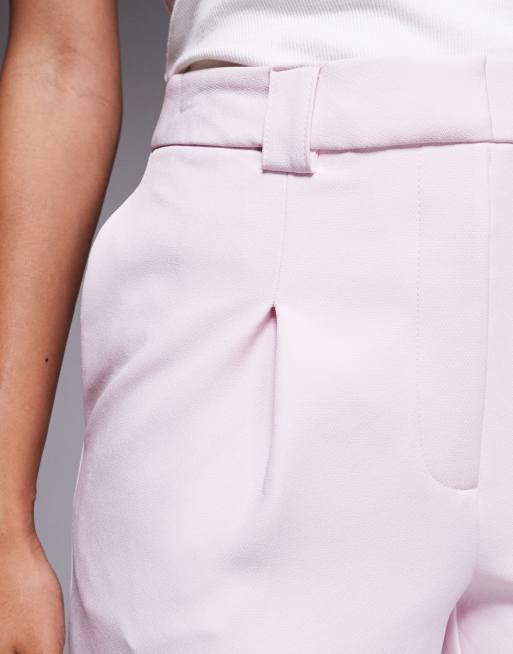 River Island straight leg pants in pale pink (Part of a set), 5 of 5