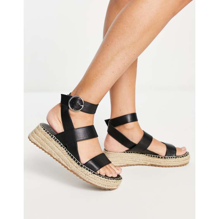 Strappy espadrille best sale wedge sandals