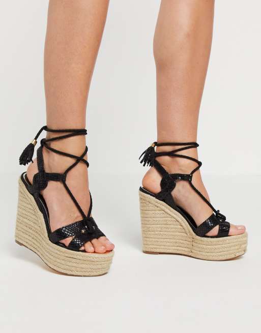 River island ladies store wedge sandals