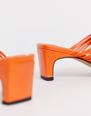 orange court shoes river island