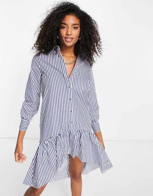 Peplum mini sale shirt dress