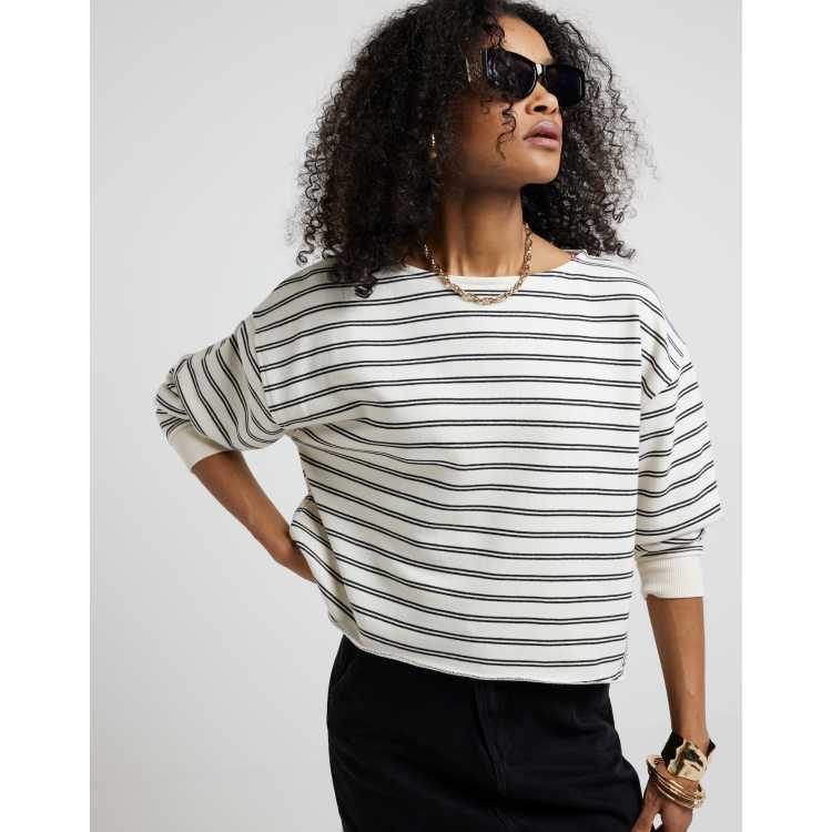 River island white sweatshirt deals