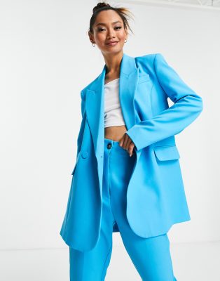 river island blue suit women's