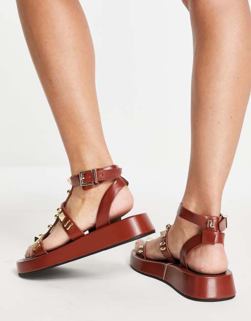 River island sale studded sandals