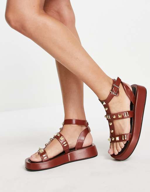 Studded gladiator outlet heels