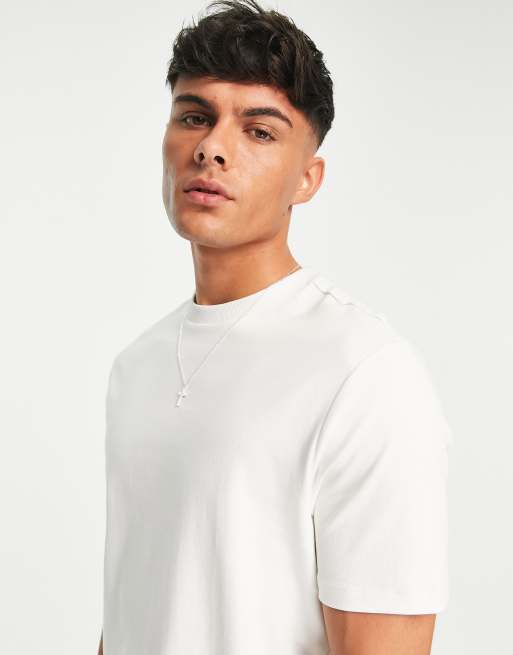 River Island Studio crew neck t-shirt in white | ASOS