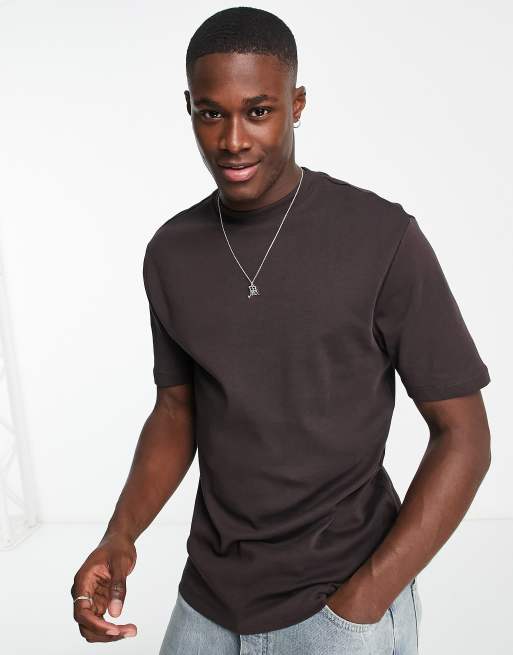 River Island - Studio - Højhalset T-shirt i slim fit