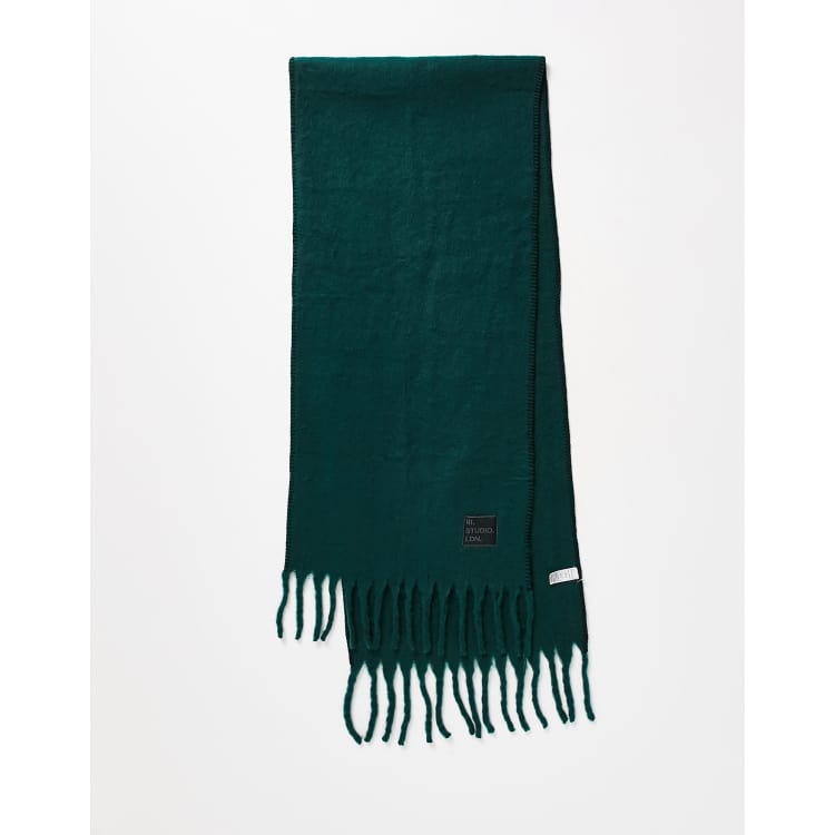 Dark 2024 green scarf