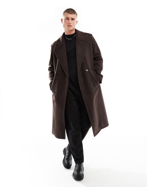 Mens smart cheap coat with hood