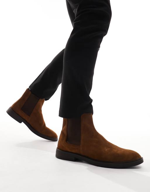 River island suede chelsea hot sale boots