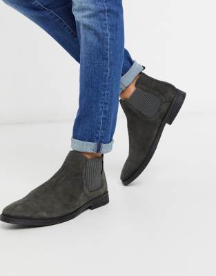 river island suede chelsea boots