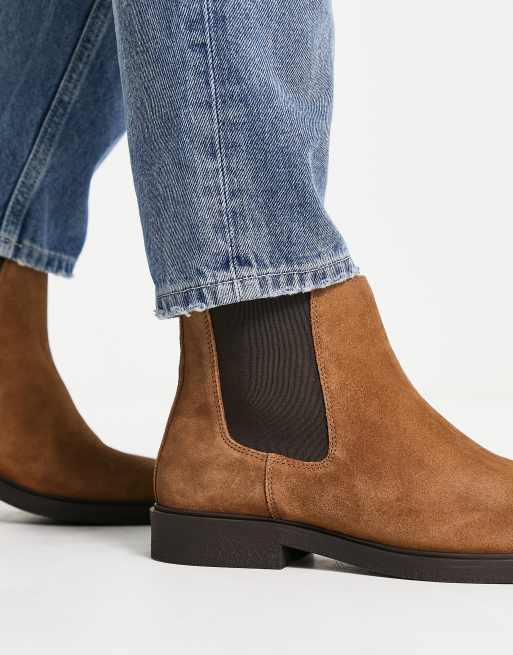 River island cheap suede chelsea boots