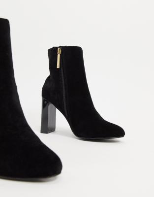 river island block heel boots