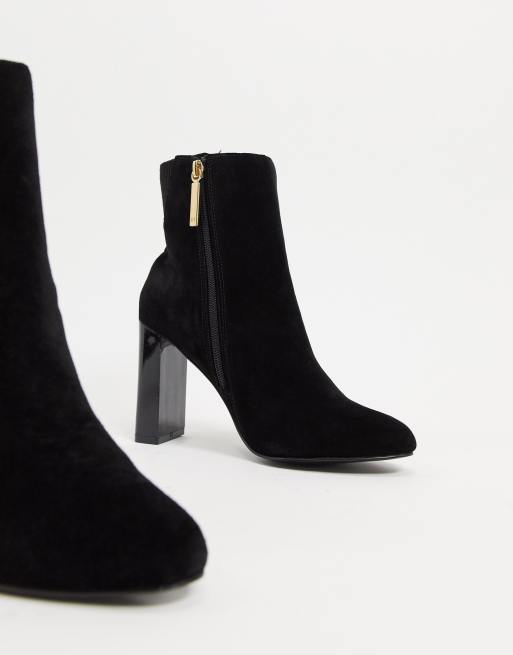 River island black sales suede boots