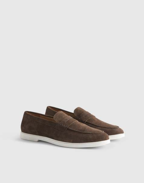 River Island Suede loafers in brown - dark - view 1