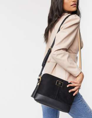 River island deals suede bag