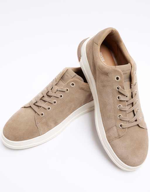 River island beige trainers store