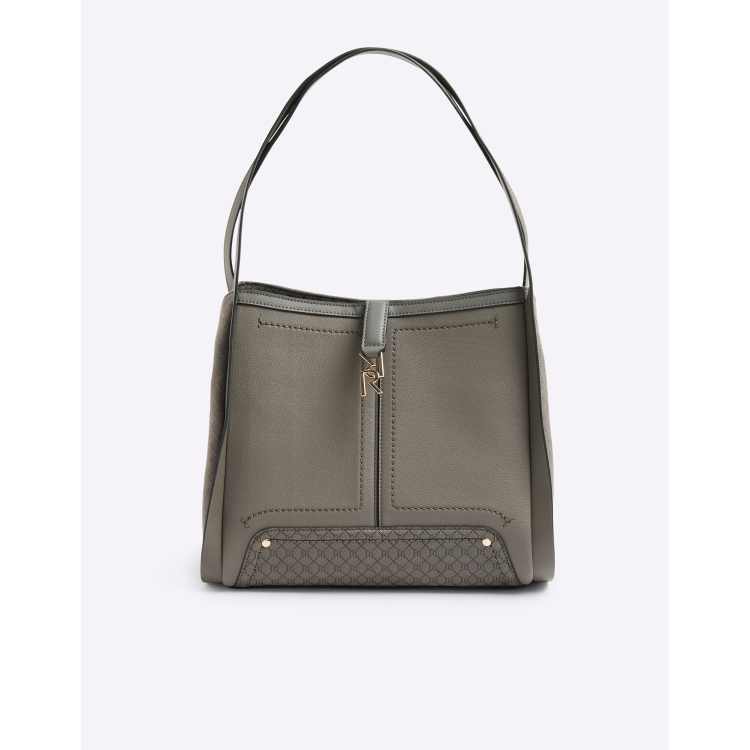 River island grey and white bag hotsell