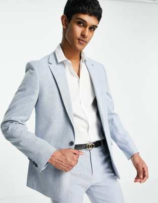 river island blue suit