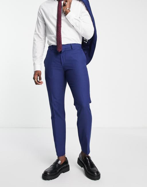 Navy blue suit pants