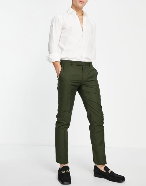 River Island suit pants in green