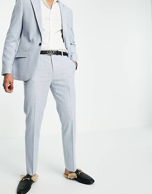 River Island suit trousers in blue