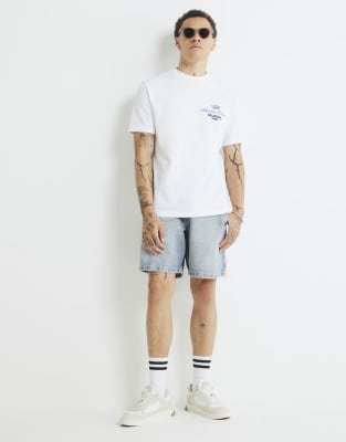 River Island Sunrise Vistar Embroidered Tank Top In White