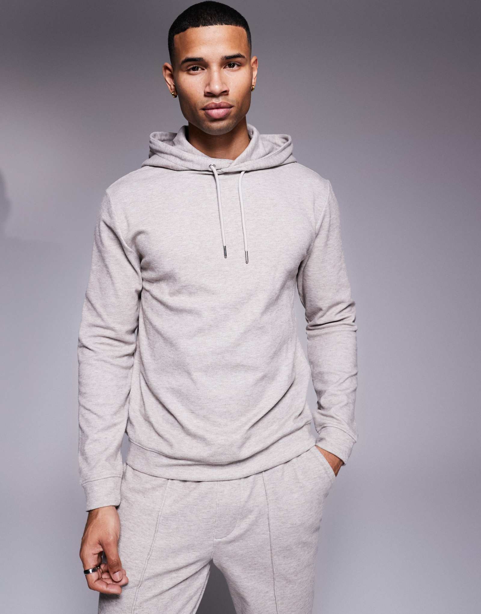 River Island super cozy lounge hoodie mix & match, высеченный из камня