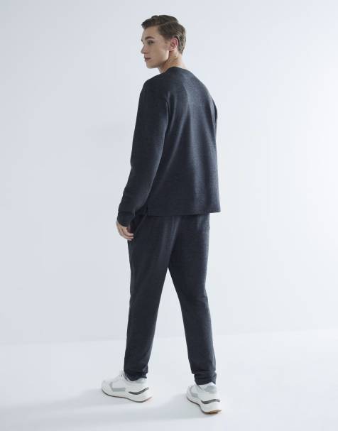 River Island super cozy lounge set in dark gray - view 1