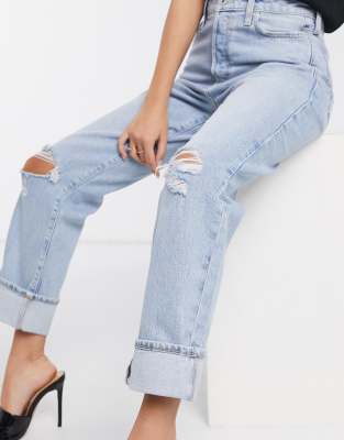 river island ripped jeans