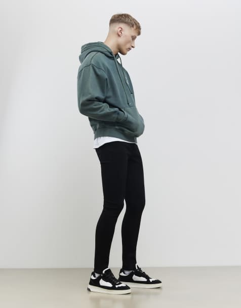 River Island Super skinny stretch jeans in black - view 1