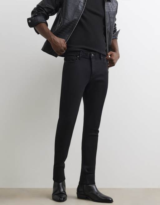 River Island Super skinny stretch jeans in black, 3 of 4
