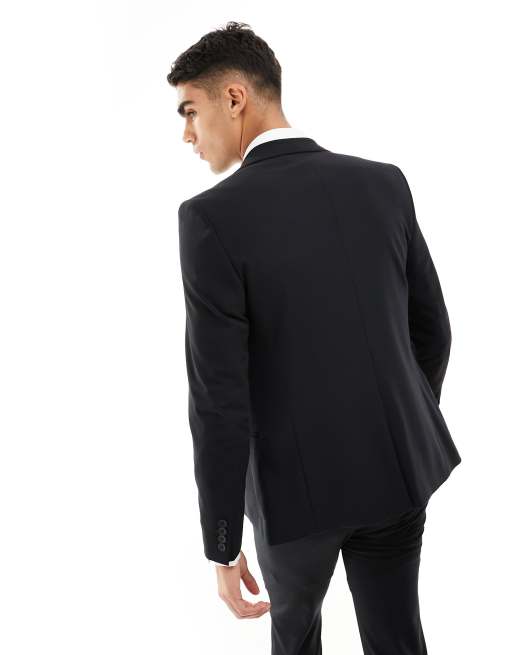 River Island super skinny suit jacket in black, 4 of 5