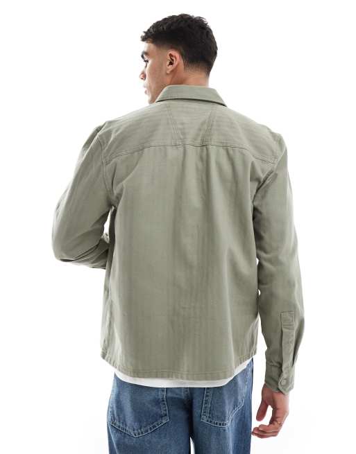 Chemise En Jean Bleu Clair Homme River Island - Taille XS - Occasion Très Bon état