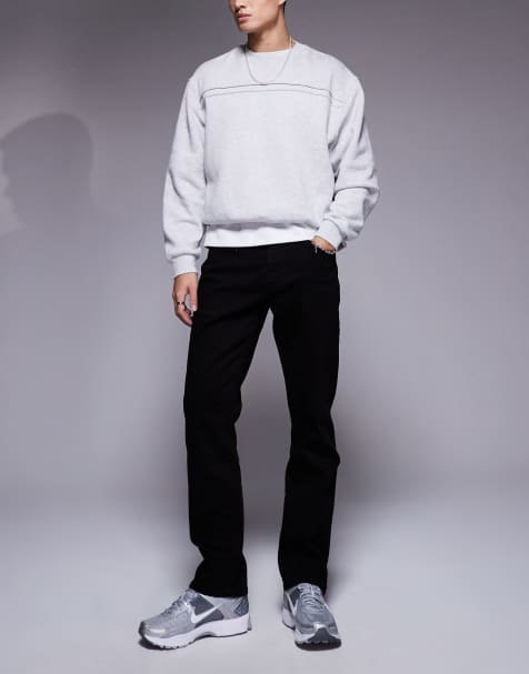 River Island – Svarta jeans med raka ben - view 1