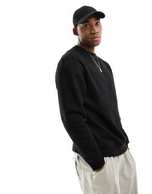 River Island crew neck sweat in black - ASOS Price Checker